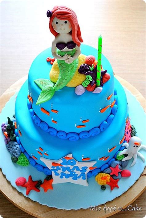 Mermaid Under The Sea Cake - CakeCentral.com