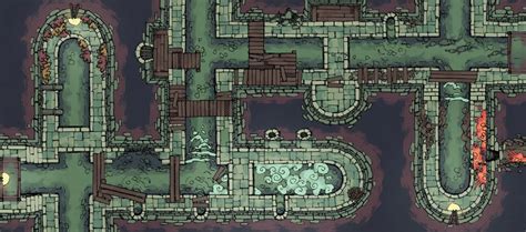 Sewer Map Assets | RPG map assets with art by 2-Minute Tabletop | Sewer ...