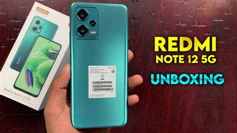 Redmi Note 12 5G Unboxing & First Impression | Frosted Green ! - YouTube