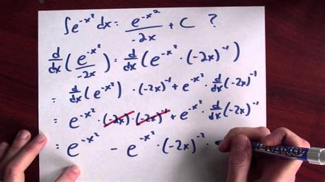 What is an antiderivative for e^(-x^2)? - Week 10 - Lecture 8 - Mooculus - YouTube