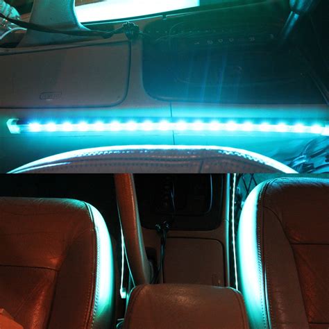 4 x 12" RGB Multi Color LED Truck Car Interior Lighting Bar + Remote | eBay