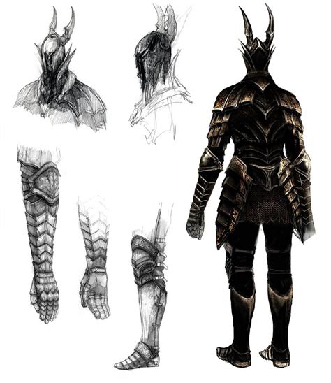 Dark Souls Black Knight Concept Art