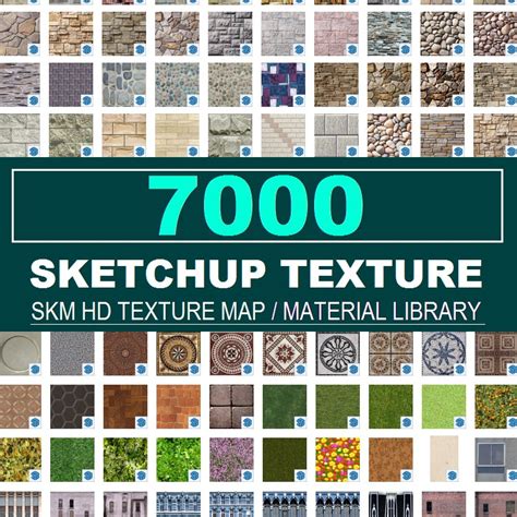 SketchUp | Texture Maps - 7000 HD TEXTURE MAPS SKM MATERIALS FOR SKETCHUP | Shopee Malaysia