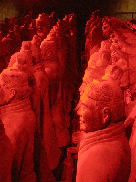 Replica Of Rows Of Clay Warriors Free Stock Photo - Public Domain Pictures