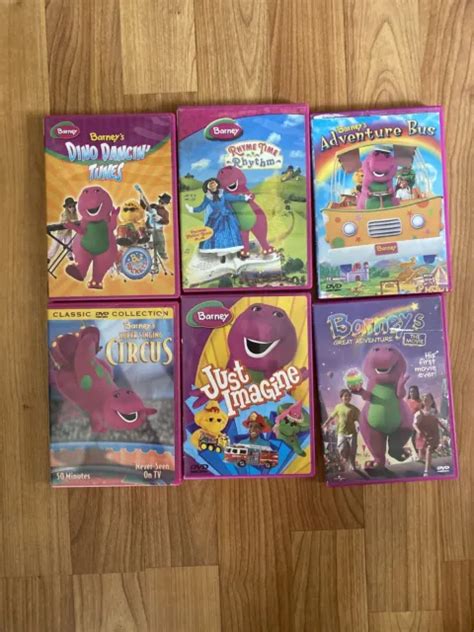 BARNEY DVD LOT of 6 $21.24 - PicClick CA