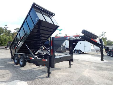 2019 Texas Pride 16Ft. Dump Trailer Special 4' Sides 16000 GVWR In Conroe TX - Montgomery ...