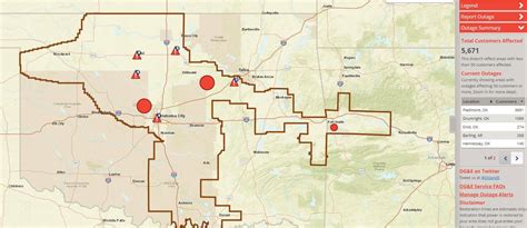 Og&e Power Outage Map Oklahoma – Map Vector