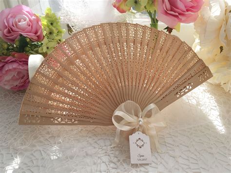 Wedding Hand Fan Sample, Wedding Favours, Wedding Guest Gifts, Wooden Fans, Wedding Fans With ...