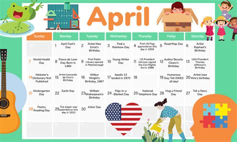 April Themes and Activities for Kids