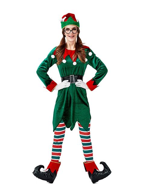 Elves Costume Christmas Party Cosplay Full Set