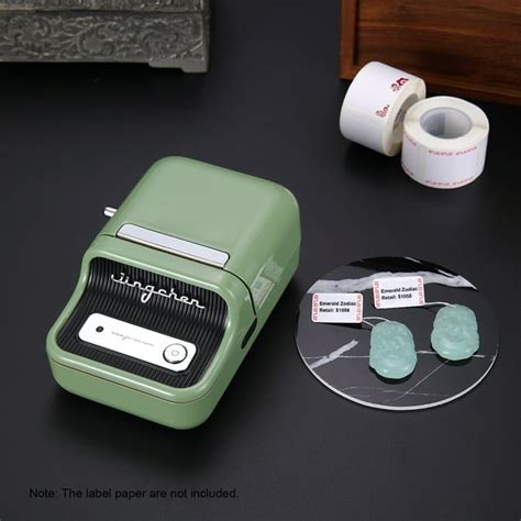 Aibecy Label Printer Portable Wireless BT Thermal Label Maker Sticker Printer with RFID ...