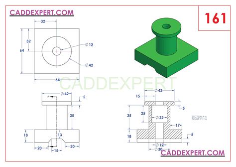 3D DRAWING EXERCISE - CADDEXPERT