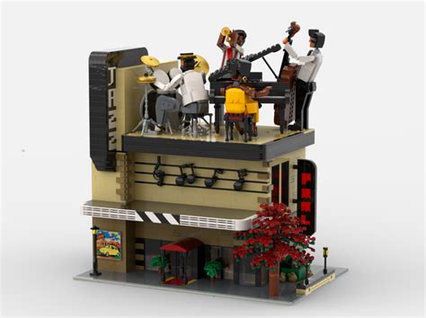 LEGO MOC Modular Jazz Club + Display for set 21334-1 Jazz Quartet by gabizon | Rebrickable ...