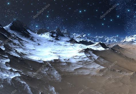 Alien Planet - Fantasy Landscape Stock Photo by ©diversepixel 128621716