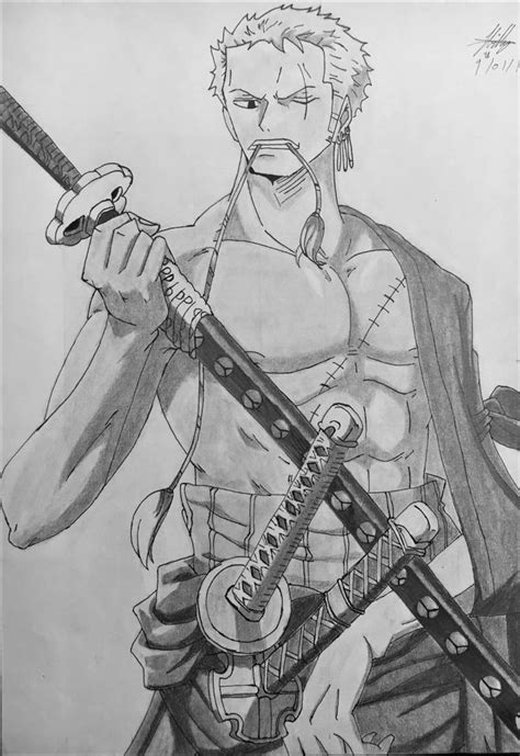 Zoro Drawing by William Talamantes | Saatchi Art