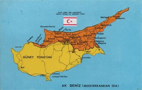 A Postcard a Day: Map of Cyprus