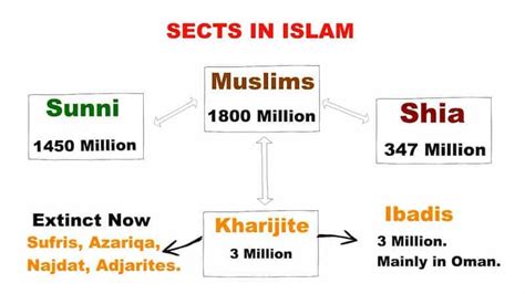 The three major divisions within Islam? Introduction of Sunni Muslims. - The Last Dialogue