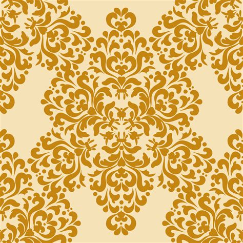 Damask rich seamless background. Classic golden pattern. Gold, beige. Decorative texture ...