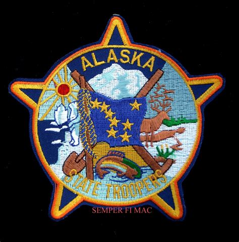 ALASKA STATE TROOPERS HAT PATCH POLICE AK SERT FOR COLLECTIBLE PURPOSES ONLY! | eBay