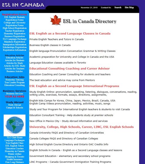 ESL in Canada: ESLinCanada Previous Designs