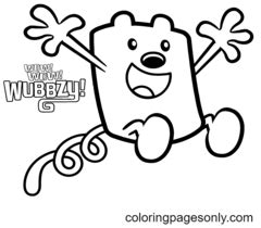 Wow Wow Wubbzy Coloring Pages - Free Printable Coloring Pages