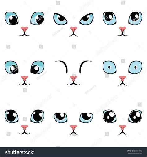 8,813 Cat Eye Expression Stock Vectors and Vector Art | Shutterstock