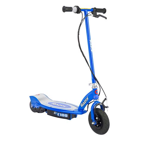 Razor E100 Kids Motorized 24 Volt Electric Battery Powered Ride On Scooter, Blue - Walmart.com