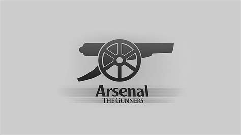 HD wallpaper: Arsenal The Gunners logo, background, the inscription ...