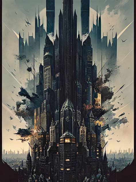 Batman Gotham city by Beaustpall on DeviantArt