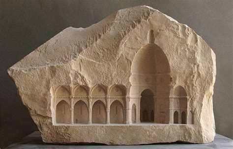 Sculptor Carves Realistic Architectural Sculptures Into Marble And ...