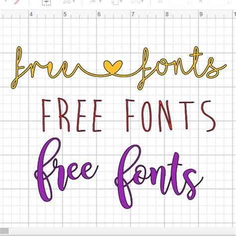 Where to Find Free Fonts for Cricut Design Space - Top 7 Places | Free fonts for cricut, Cricut ...