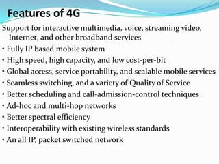 4g technology | PPT