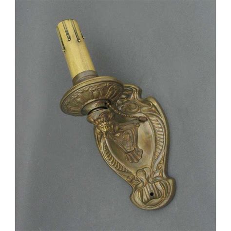 Historic Houseparts, Inc. > Antique Brass Art Nouveau Wall Sconce