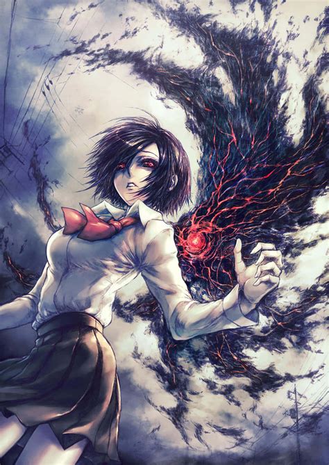 Download Tokyo Ghoul Pfp Touka Kirishima Artwork Wallpaper | Wallpapers.com