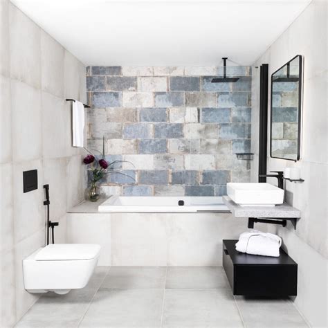 Industrial Bathroom Tile Ideas - 12 ways to achieve a stripped-back style