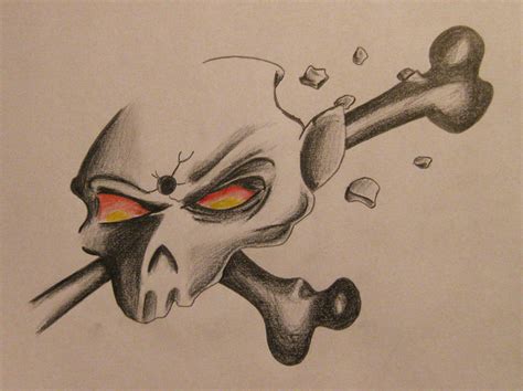 Skull Shading Practice 1 by ScribblingTend on DeviantArt