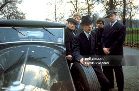 Photo of PURPLE GANG ; Posed group portrait - The Purple Gang with ...