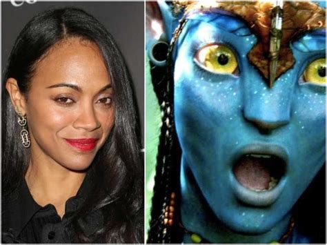 Zoe Saldana Avatar Behind The Scenes