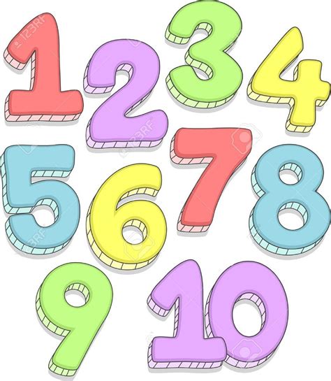 Found on Bing from printable360.com | Numbers font, Numbers 1 10 ...