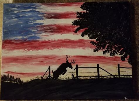 Pin by Lora Bechtel on Patriotic signs | Western painting canvas, Fall ...