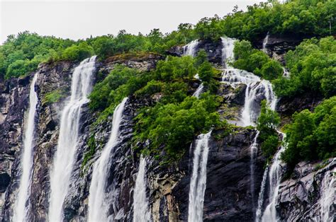 Seven Sisters Waterfall, Norway 4k Ultra HD Wallpaper and Background Image | 4288x2848 | ID:641347