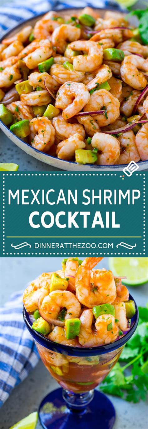Mexican Shrimp Cocktail (Coctel de Camarones) - Dinner at the Zoo