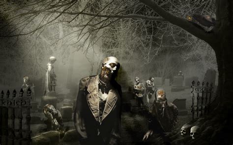 Zombie Graveyard Wallpaper | Zombie wallpaper, Zombie background, Zombie