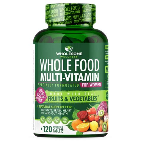 Whole Food Multivitamin for Women - Wholesome Wellness