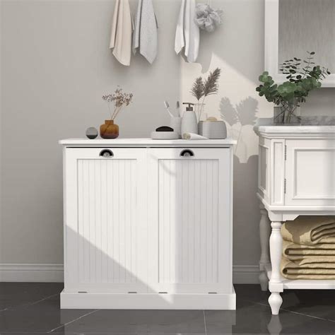 Two-Compartment Tilt-Out Laundry Sorter Cabinet - 14.57 x 32.68 x 31.50 - Bed Bath & Beyond ...