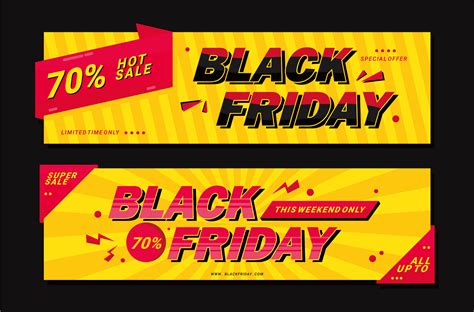 Black Friday Banner vector 266292 Vector Art at Vecteezy