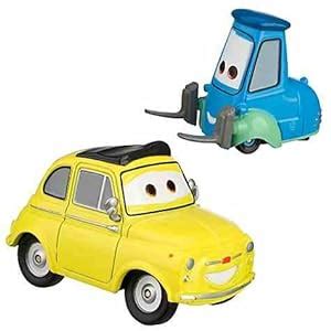 Luigi and Guido Die Cast Cars -- 2 Pc.: Amazon.co.uk: Toys & Games