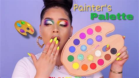 The First Paint Palette Glamlite Cosmetics - YouTube