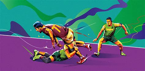 Pro kabaddi illustrations :: Behance