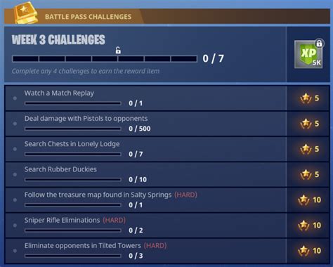 The Complete Guide to solving Week-3 Challenges of Season-4 in Fortnite: Battle Royale. - Casual ...